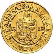 3 Ducats - Leonhard von Keutschach, Austria, 1513 reverse image