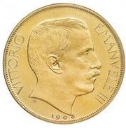 100 Lire - Victor Emmanuel III Pattern obverse image