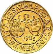 3 Ducats - Leonhard von Keutschach, Austria, 1513 reverse image