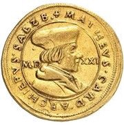 3 Ducats - Matthäus Lang von Wellenburg obverse image