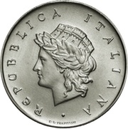 100 Lire Bank of Italy obverse image