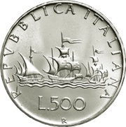 500 Lire obverse image
