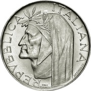 500 Lire Dante Alighieri obverse image