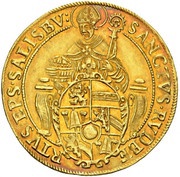 3 Ducats - Wolf Dietrich von Raitenau obverse image
