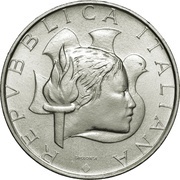 500 Lire Summer Olympics 1984 obverse image