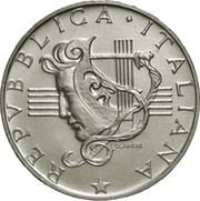 500 Lire European Year of the Music obverse image