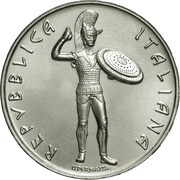 500 Lire Year of Etruscan Culture obverse image