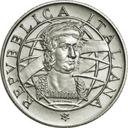 500 Lire Colombo - The departure obverse image