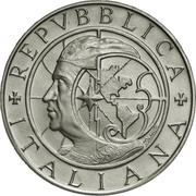 500 Lire Colombo - The instruments obverse image
