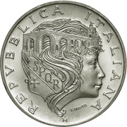 500 Lire Ponte Milvio obverse image