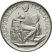 500 Lire University of Pisa obverse image