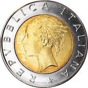 500 Lire European Parliament Elections obverse image