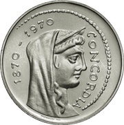 1000 Lire Capital Rome obverse image