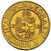 4 Ducats - Leonhard von Keutschach, Austria, 1513 reverse image