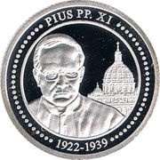 1 Diner Pope Pius XI reverse image