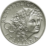 1000 Lire Summer Olympics 1996 obverse image