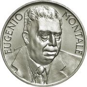 1000 Lire Eugenio Montale obverse image