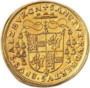 4 Ducats - Matthäus Lang von Wellenburg, Austria, 1522 reverse image