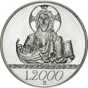 2000 Lire The Faith, Italy, 1998 reverse image