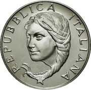 5000 Lire Italian Presidency of EU obverse image