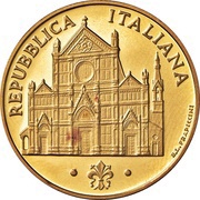 100 000 Lire Basilica of Santa Croce obverse image