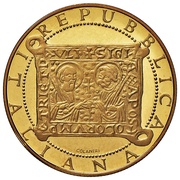 100 000 Lire First Jubilee obverse image