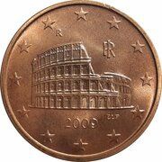5 Euro Cents, Italy, 2002-2023 obverse image