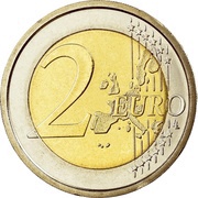 2 Euros 1st map reverse image