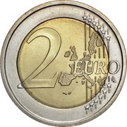 2 Euros Treaty of Rome reverse image