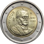 2 Euros Count of Cavour obverse image