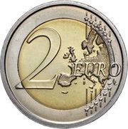 2 Euros Count of Cavour, Italy, 2010 reverse image
