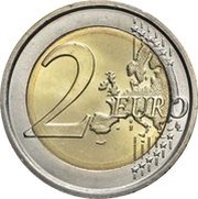 2 Euros Unification of Italy, Italy, 2011 reverse image