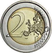 2 Euros 10 Years of Euros Cash, Italy, 2012 reverse image
