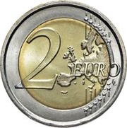 2 Euros Giovanni Pascoli, Italy, 2012 reverse image