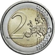 2 Euros Giuseppe Verdi, Italy, 2013 reverse image