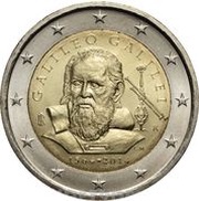2 Euros Galileo Galilei obverse image