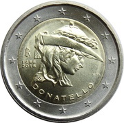 2 Euros Donatello obverse image