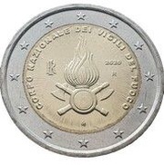 2 Euros National Firefighters Corps obverse image