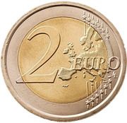 2 Euros Rome, Italy, 2021 reverse image