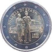 2 Euros Italian National Police obverse image
