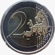 2 Euros Italian National Police, Italy, 2022 reverse image
