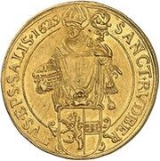 4 Ducats Madonna - Paris von Lodron, Austria, 1624-1638 reverse image
