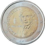 2 Euros Alessandro Manzoni obverse image