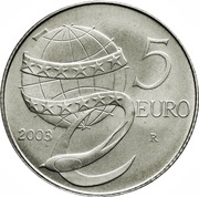 5 Euros People in Europe reverse image
