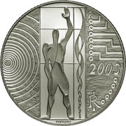 5 Euros Work in Europe obverse image
