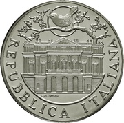 5 Euros Giacomo Puccini - Madam Butterfly obverse image