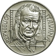 5 Euros Federico Fellini obverse image