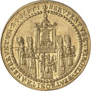 4 Ducats - Paris von Lodron Consecration, Austria, 1628 reverse image