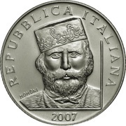 5 Euros Giuseppe Garibaldi obverse image