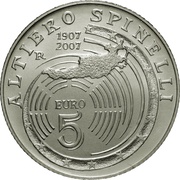 5 Euros Altiero Spinelli, Italy, 2007 reverse image